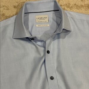 Ledbury Reserve Collection 16 34/35 tailored fit dress shirt